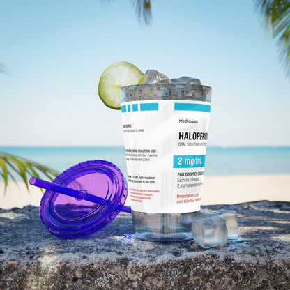 HALOPERIDOL Tumbler with Straw, 16oz