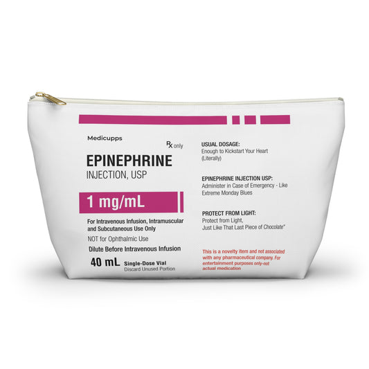 EPINEPHRINE Accessory Pouch w T-bottom