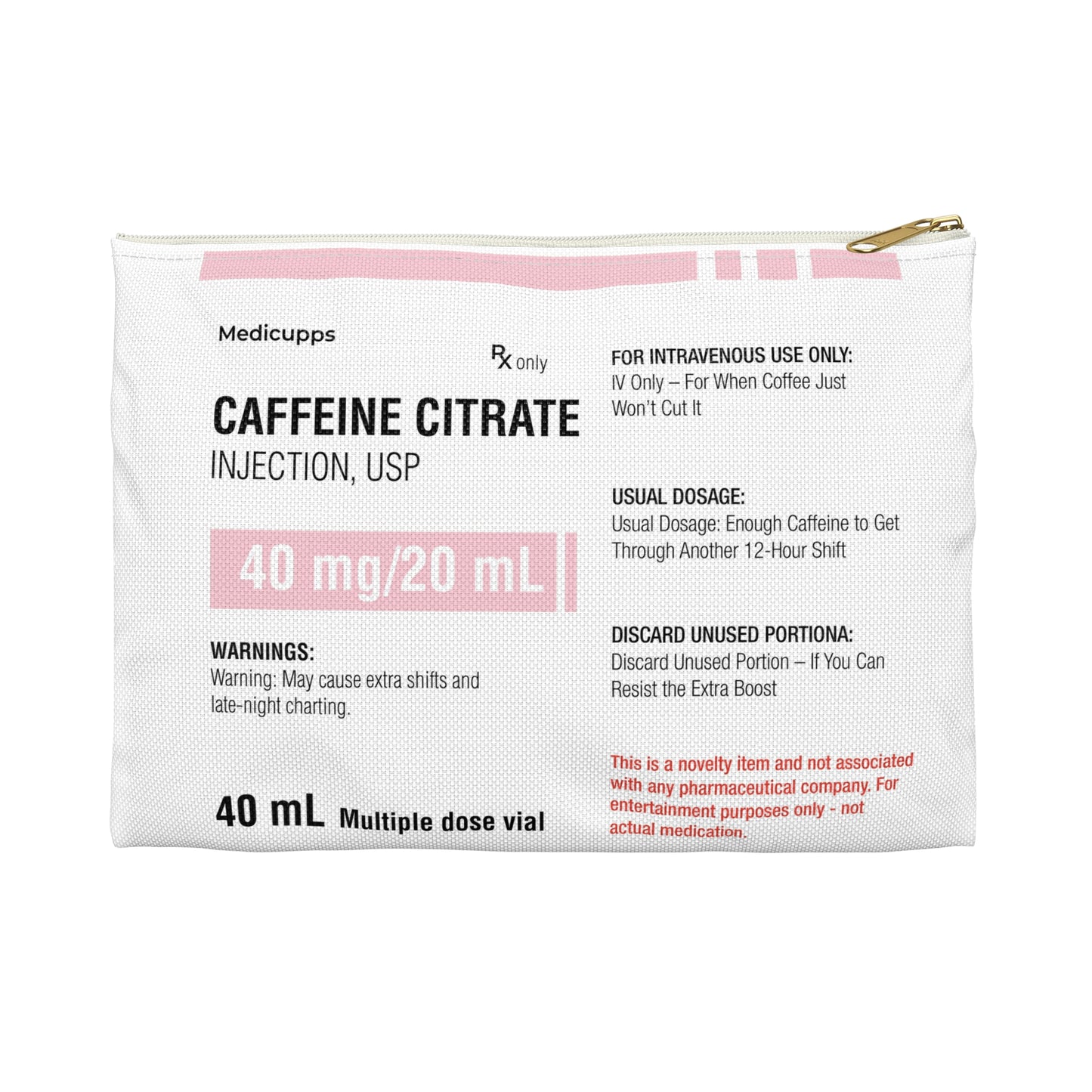 CAFFEINE CITRATE Accessory Pouch