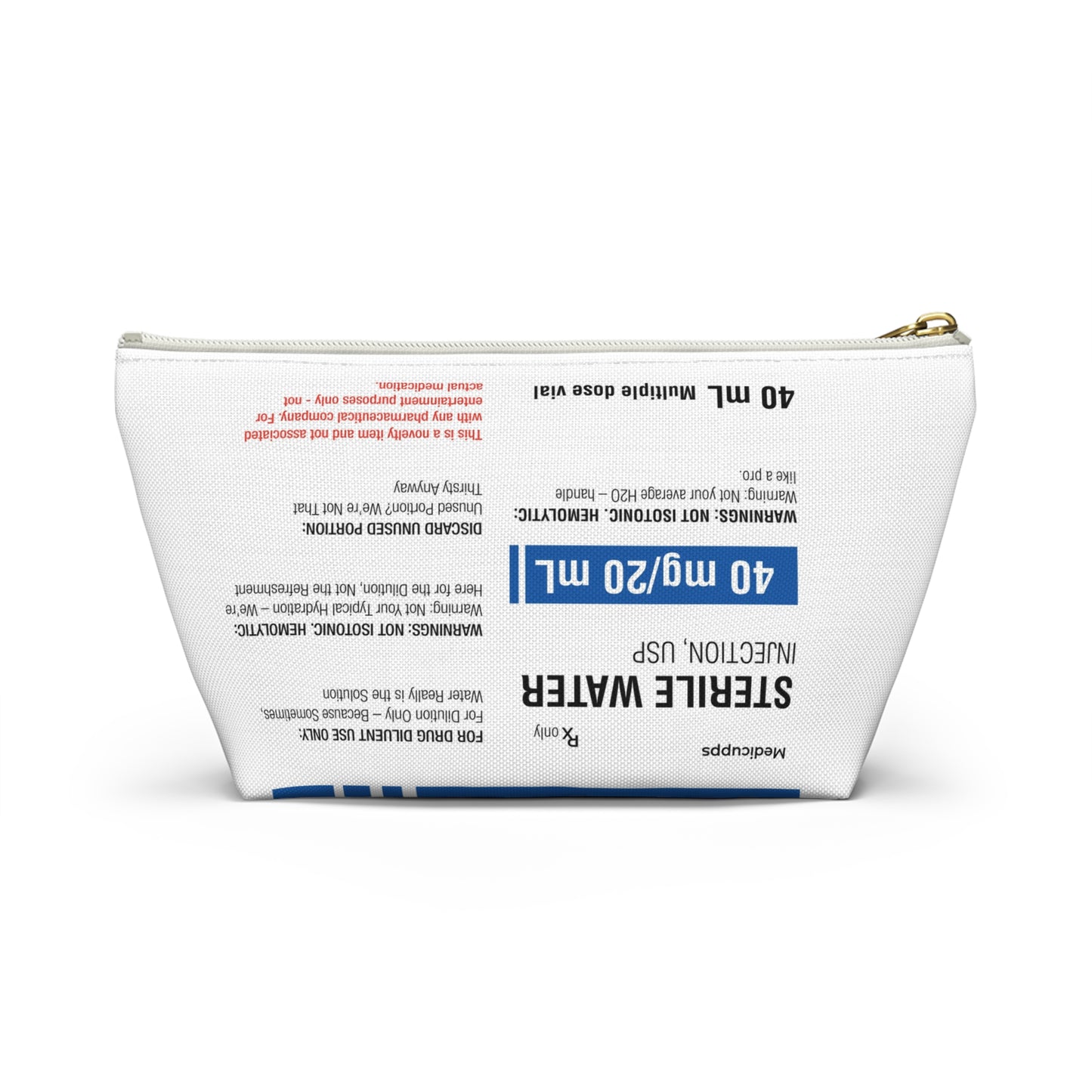 STERILE WATER  Accessory Pouch w T-bottom