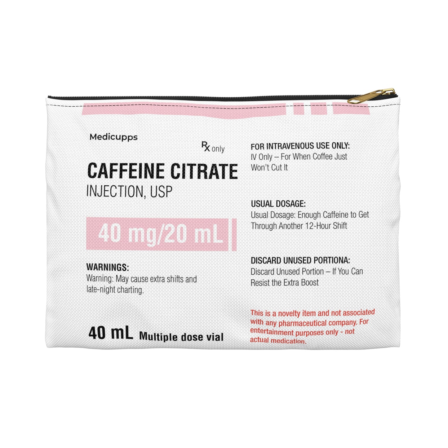 CAFFEINE CITRATE Accessory Pouch