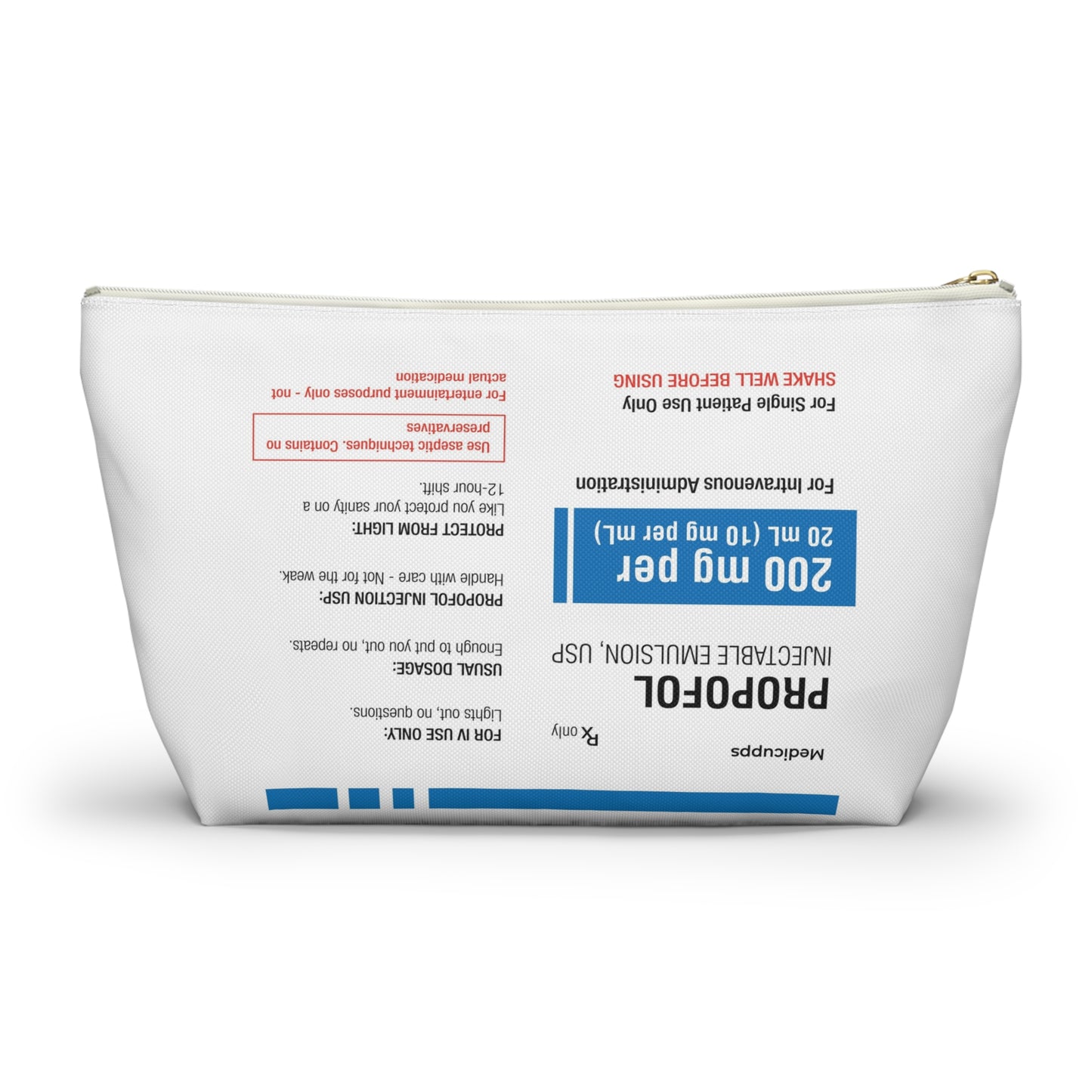 PROPOFOL Accessory Pouch w T-bottom