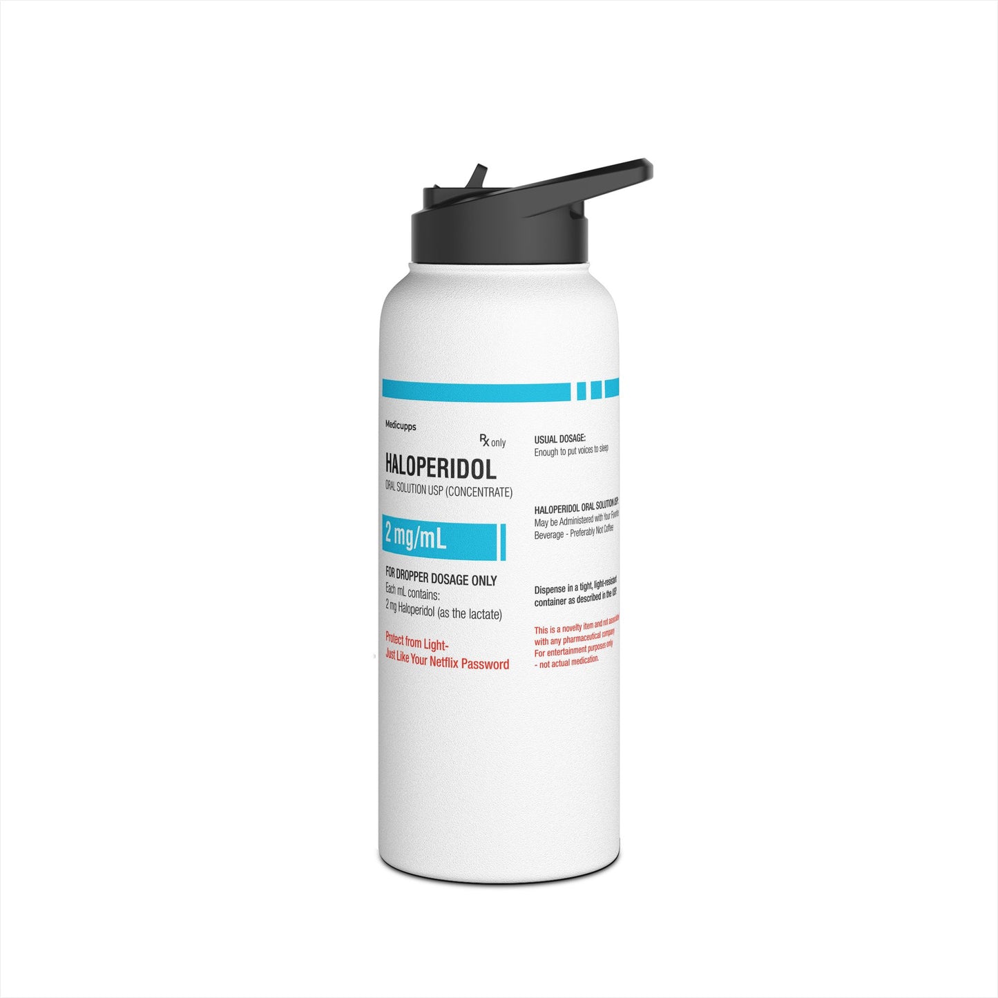 HALOPERIDOL Water Bottle, Standard Lid