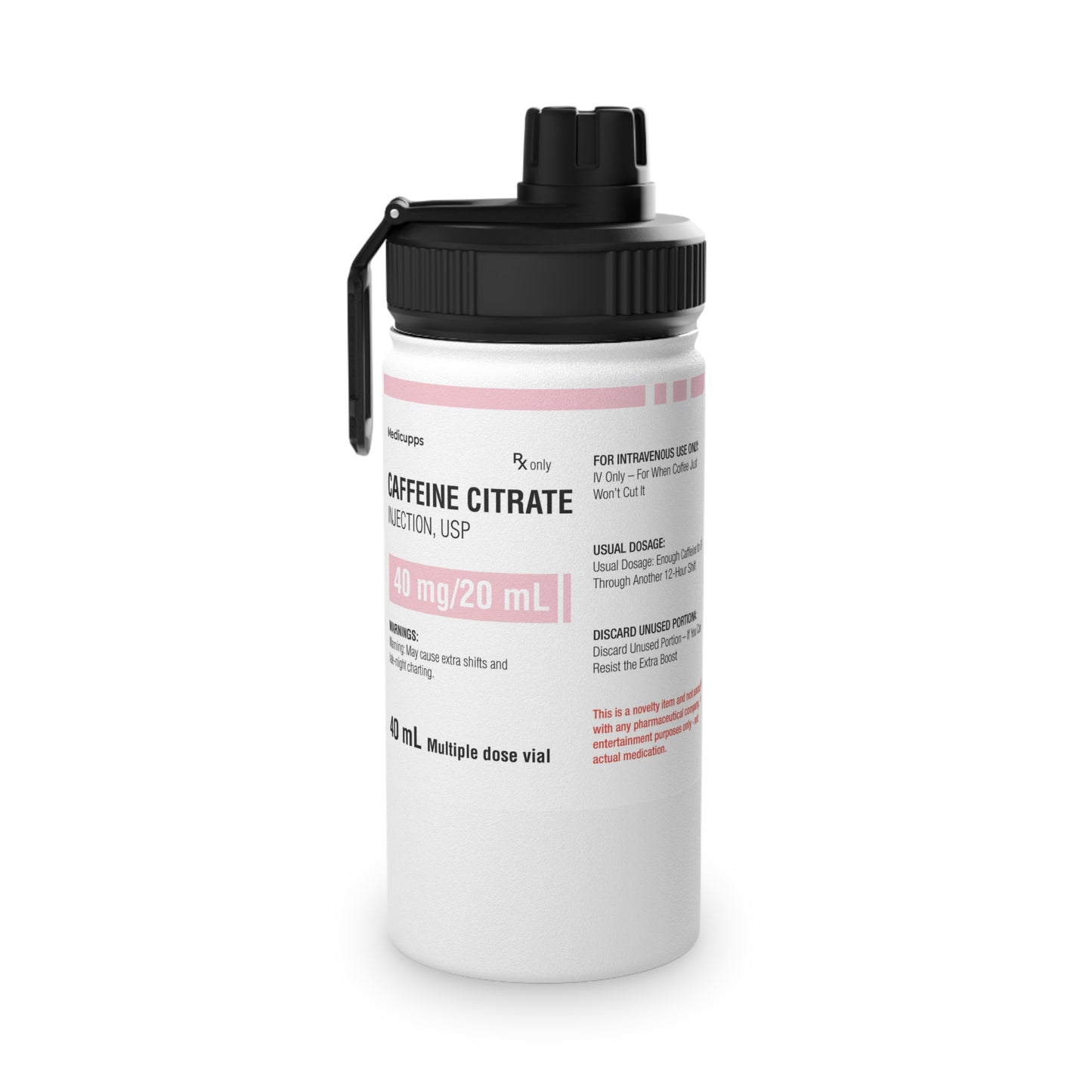 CAFFEINE CITRATE SPORTS BOTTLE