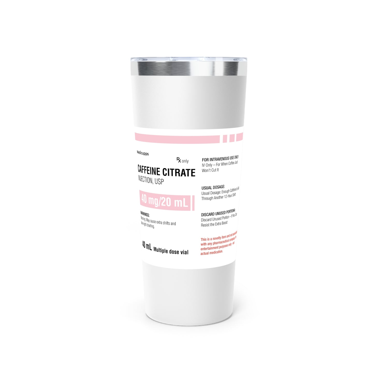 CAFFEINE CITRATE Vacuum Insulated Tumbler, 22oz