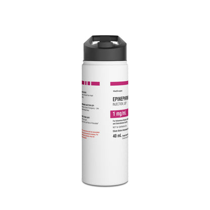 EPINEPHRINE Water Bottle, Standard Lid