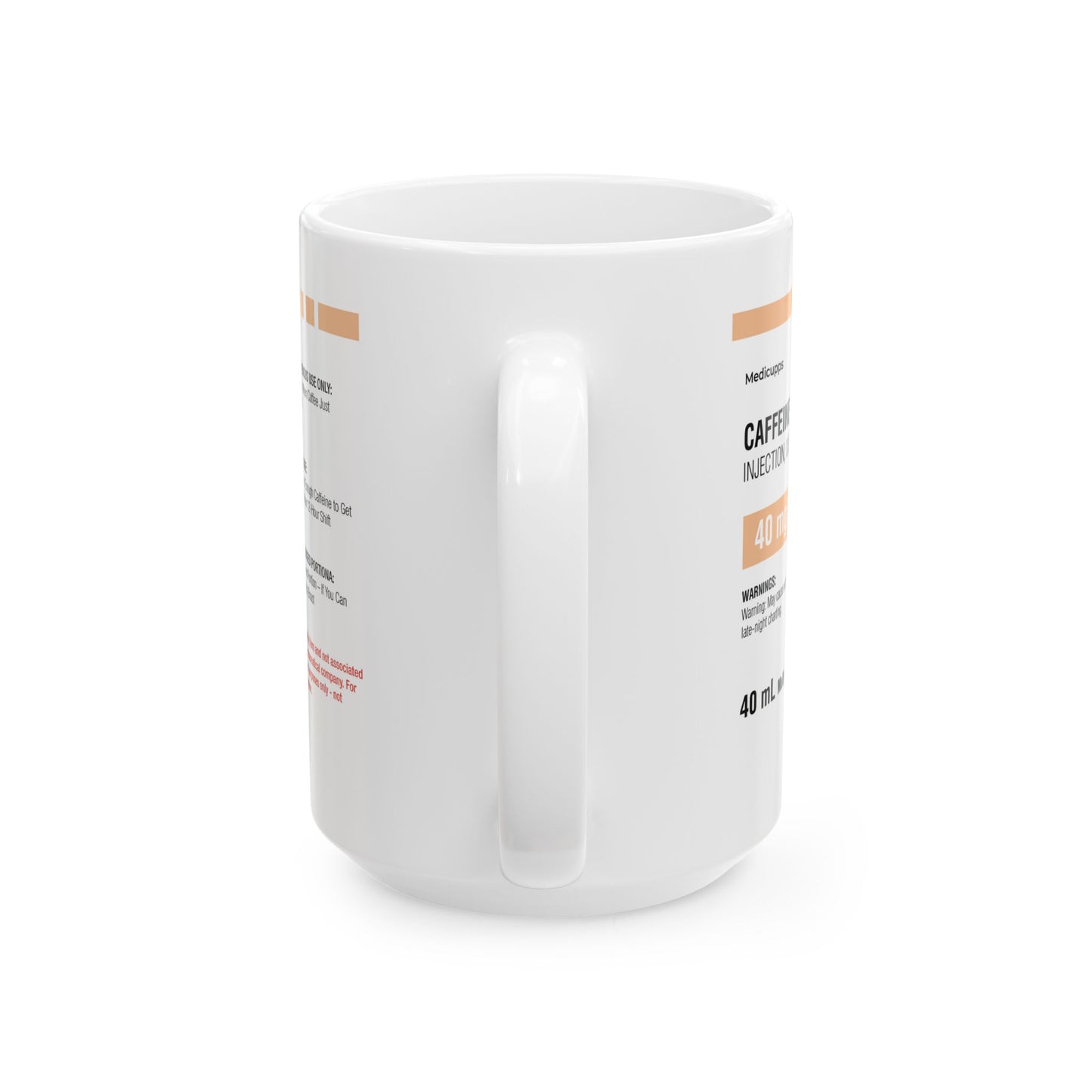 CAFFEINE CITRATE Ceramic Mug, (11oz, 15oz)