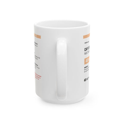 CAFFEINE CITRATE Ceramic Mug, (11oz, 15oz)