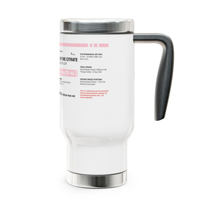 CAFFEINE CITRATE Travel Mug with Handle, 14oz