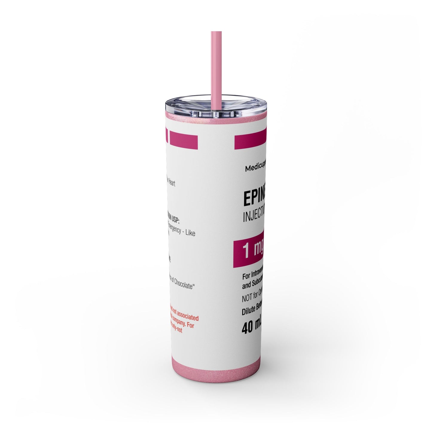 Skinny Tumbler with Straw, 20oz