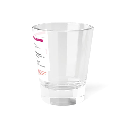 EPINEPHRINE Shot Glass, 1.5oz