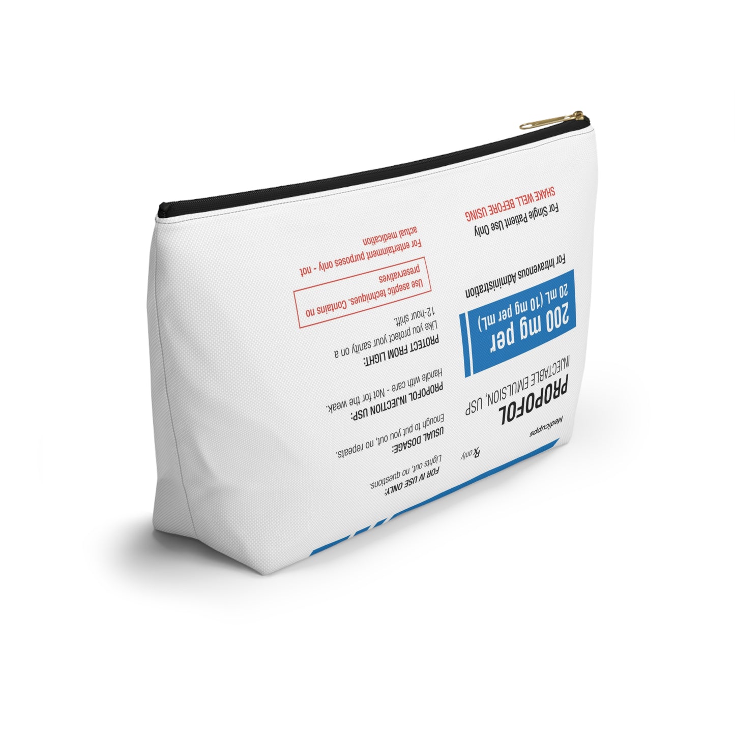 PROPOFOL Accessory Pouch w T-bottom