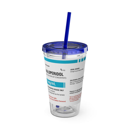 HALOPERIDOL Tumbler with Straw, 16oz