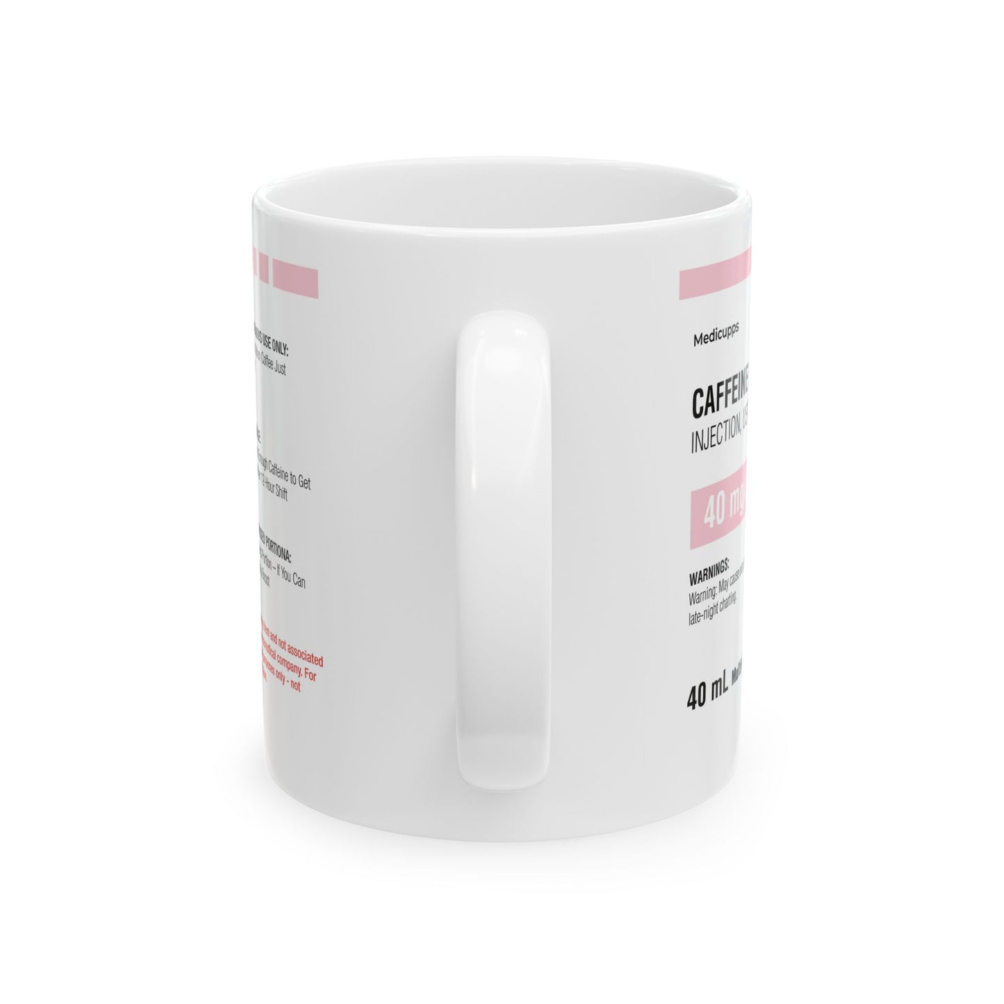 CAFFEINE CITRATE Ceramic Mug, (11oz, 15oz)